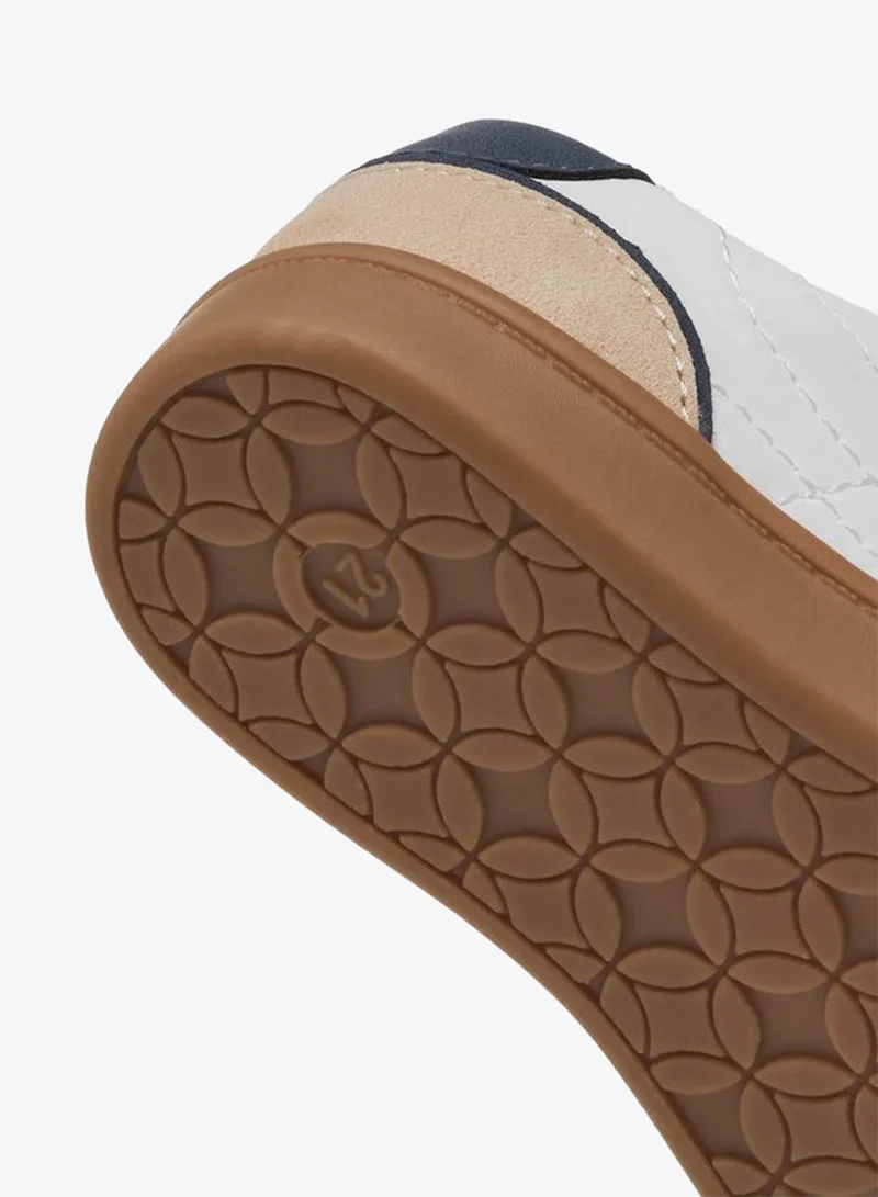 Barefeet Boys Panelled Hook and Loop Sneakers